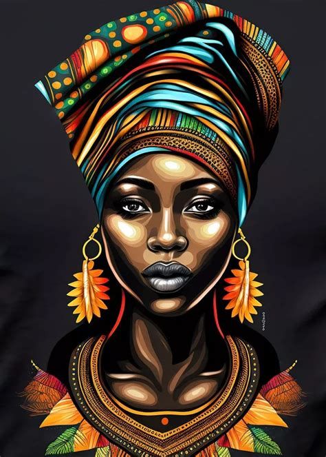 Portrait of an African Woman-watch