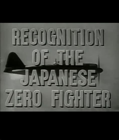 Recognition of the Japanese Zero Fighter-watch