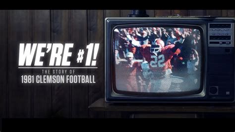 We're #1! The Story of 1981 Clemson Football-watch