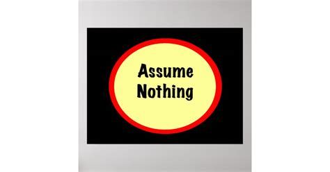 Assume Nothing-watch