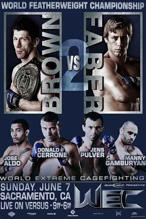 WEC 34: Faber vs. Pulver WEC 34: Faber vs. Pulver-watch