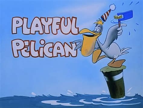 Playful Pelican-watch