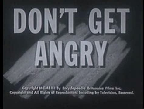 Don't Get Angry-watch