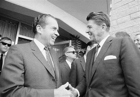 Ronald Reagan and Richard Nixon on Camera-watch