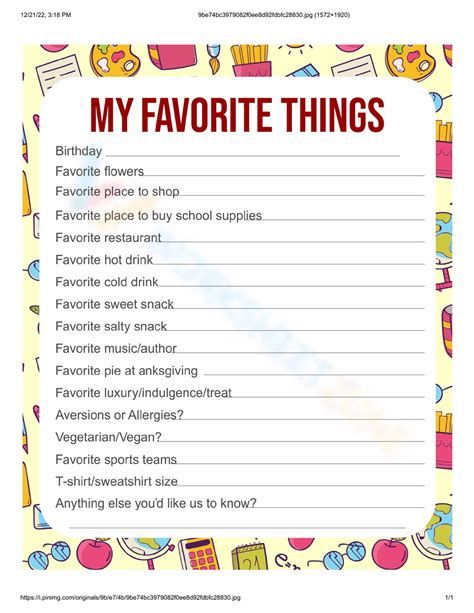 My Favourite Things My Favourite Things-watch