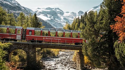 En train à travers la Suisse-watch