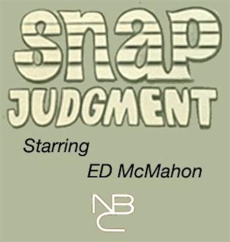 Snap Judgment-watch