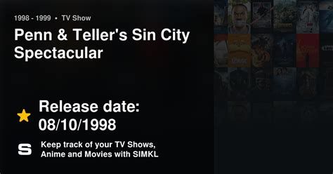 Penn & Teller's Sin City Spectacular Penn & Teller's Sin City Spectacular-watch