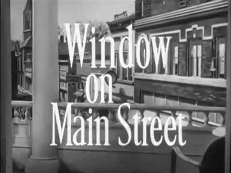 Window on Main Street Window on Main Street-watch