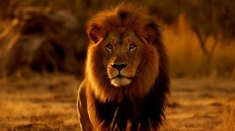9 images d'un lion en mouvement